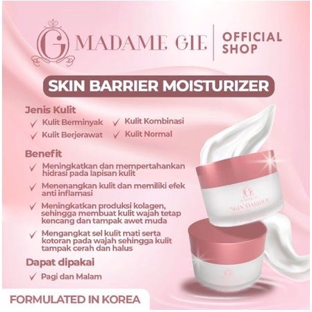 Madame Gie Skin Barrier Moisturizer &amp; Serum