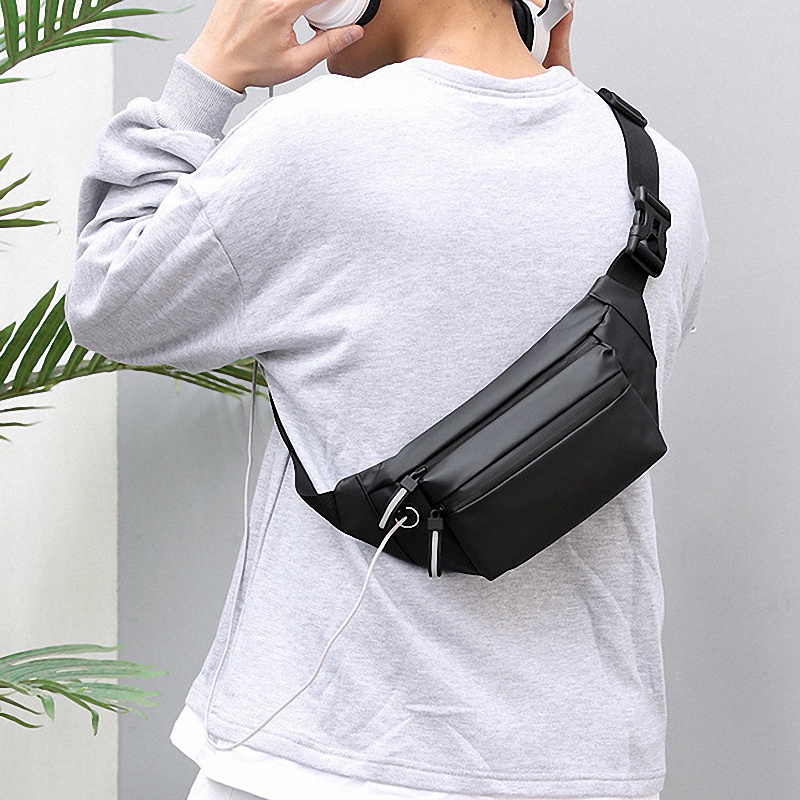 Mainland Tas Selempang Pria Slingbag Tas Bahu Pria Pinggang Waist Bag Casual Slempang Casual TS214