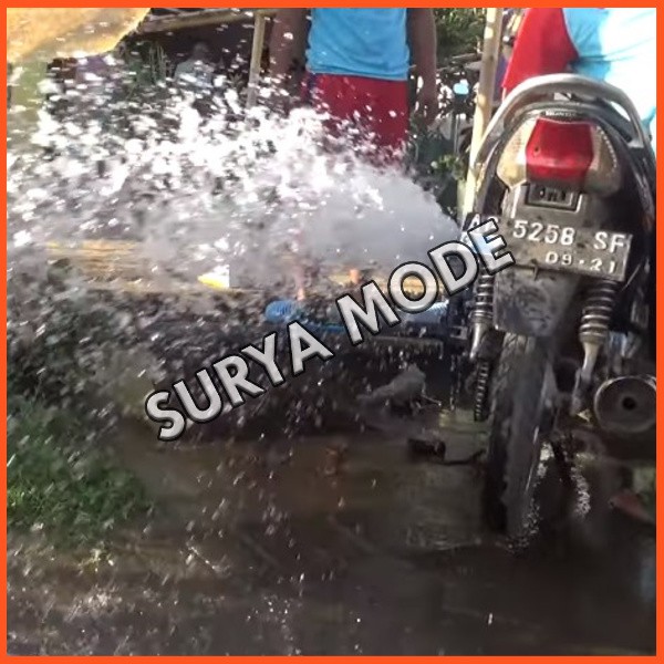 pompa air tanpa listrik fuboru pompa sepeda motor portable