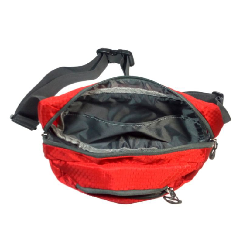 Waistbag Kasual Outdoor / Tas Selempang Kasual Pria Light Red | ABIGADU