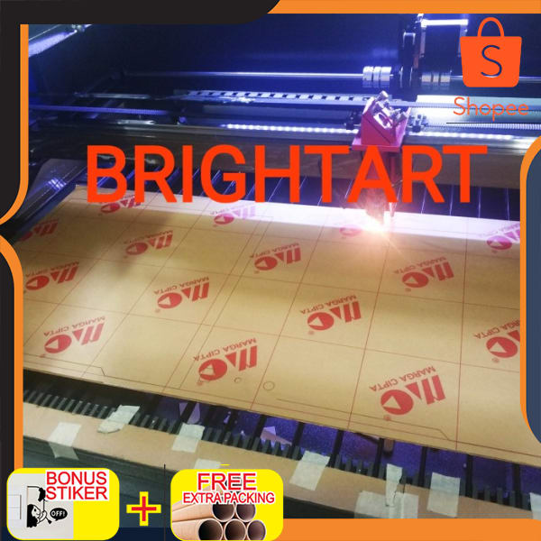 

Akrilik hitam A3 / Acrylic A3 hitam tebal 3mm ( 29.7cm x 42cm ) Keren