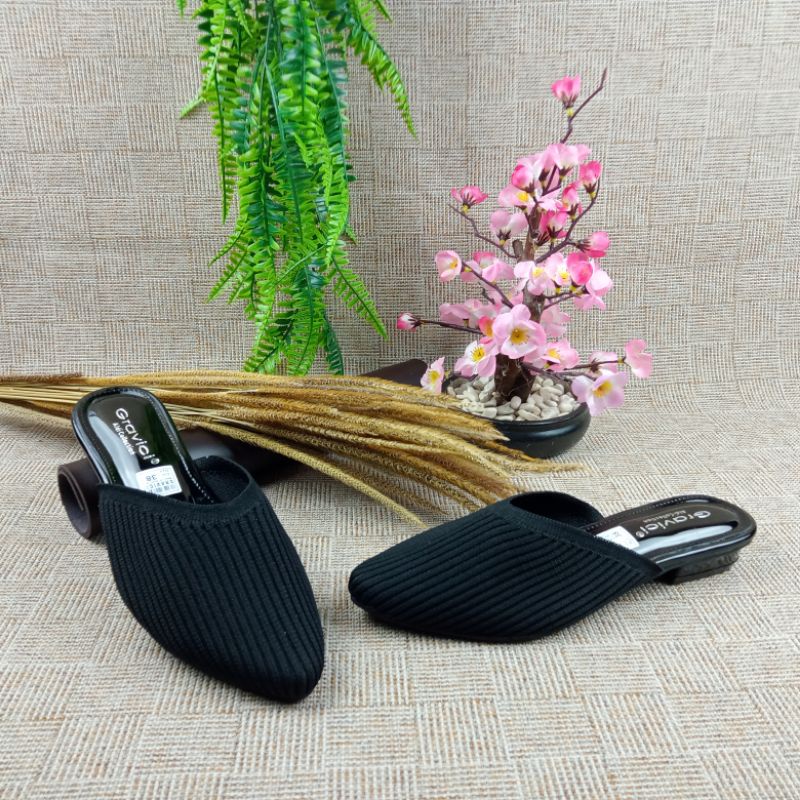 SANDAL FLAT WANITA / SANDAL TERBARU WANITA / SANDAL SLIP ON ENER 07