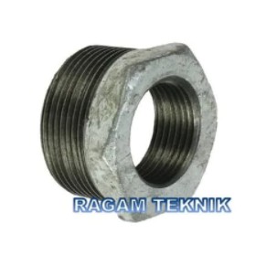 Vlok Ring 2" x 1/2" Inch Reducer Flok Vlock Flock Besi Galvanis Drat Sambungan Fitting Pipa