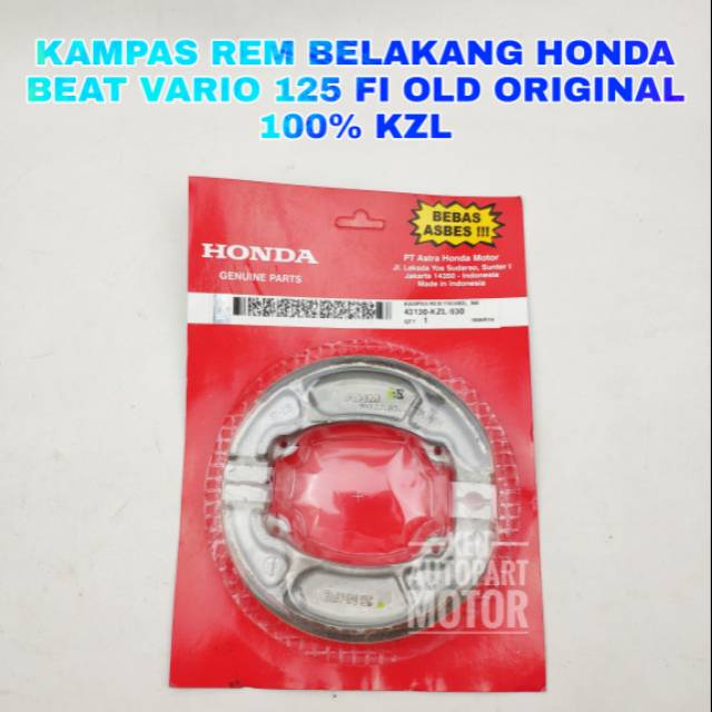 KAMPAS REM BELAKANG HONDA BEAT VARIO 125 FI OLD ORIGINAL 100% KZL