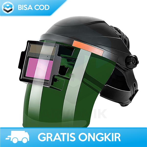 HELM MASKER LAS PENGAMAN WAJAH TAFFGUARD ANTI SILAU WAJIB UNTUK NGELAS