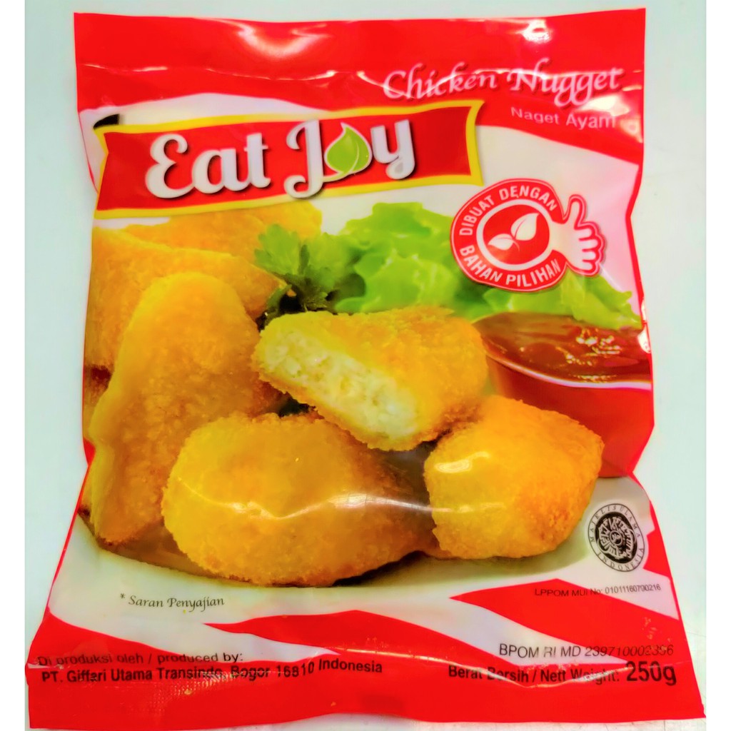 Jual Eat Joy Chicken Nugget Premium 250gr Eatjoy Nugget Ayam Premium Indonesia Shopee Indonesia