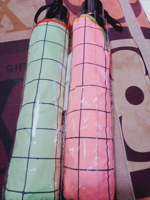 Payung Lipat 4 Karakter Motif Kotak Anti Uv Merk Osaka Bw-119