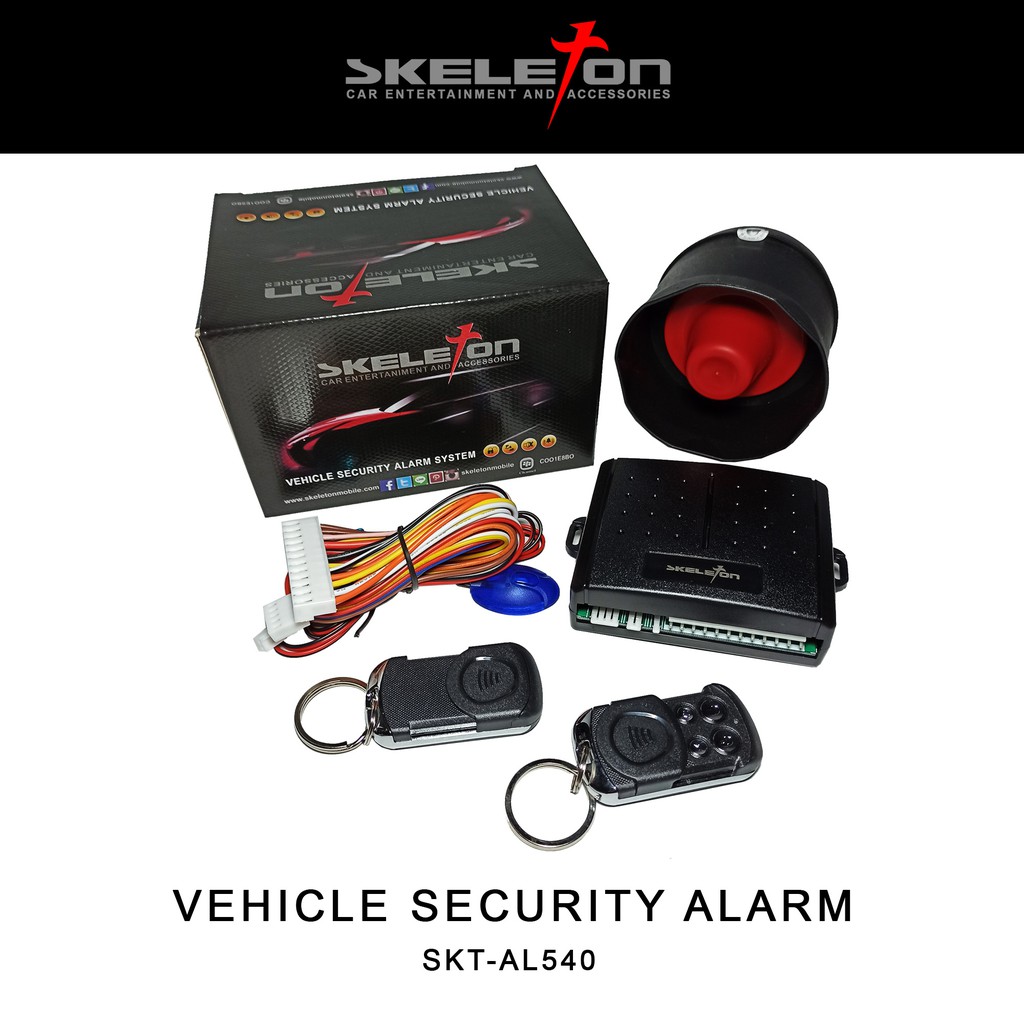 Skeleton Alarm Mobil Universal Car Alarm System SKT-AL540