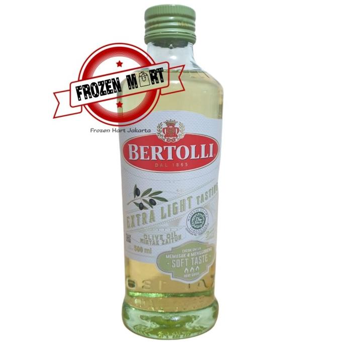 

siap kirim] BERTOLLI Extra Light Olive Oil / Minyak Zaitun HALAL / ELOO 500 Ml