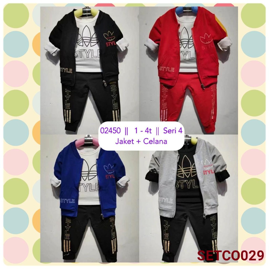 SETELAN BAJU ANAK IMPORT B1029