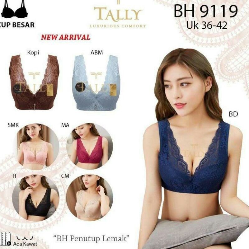 Jual Bh Tally Big Cup Bra Tally Cup Besar Sayap Lebar Penutup Lemak Samping Busa Tipis