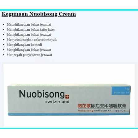 Khairaa / Nuobisong Gel Obat Penghilang Bekas Luka Jerawat / Selulit / Keloid Kualitas Terbaik