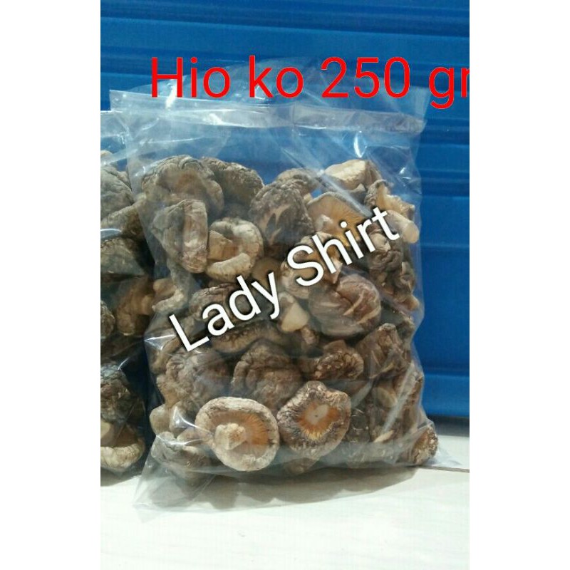 

Hioko 250 gram ( Jamur Shitake Kering) mushroom shitake Bu