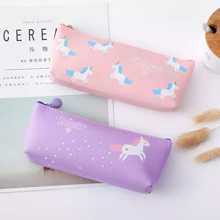 

Gilaa!!! Tempat Pensil Gaya Korea / Tempat Pensil Unicorn / Tas Organiser Sale!!!