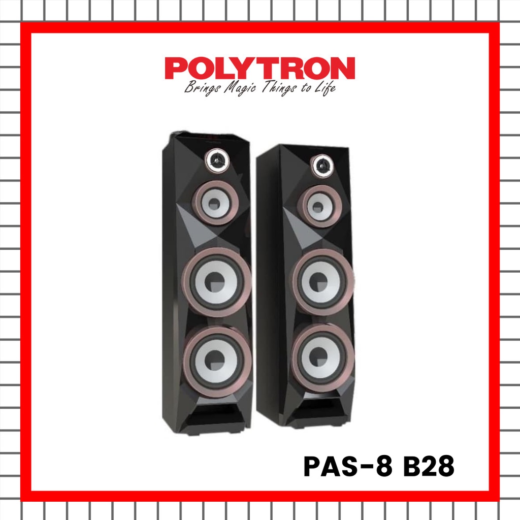 ACTIVE SPEAKER POLYTRON PAS-8 B28 / SPEAKER AKTIF POLYTRON PAS-8 B28 / PAS-8B28