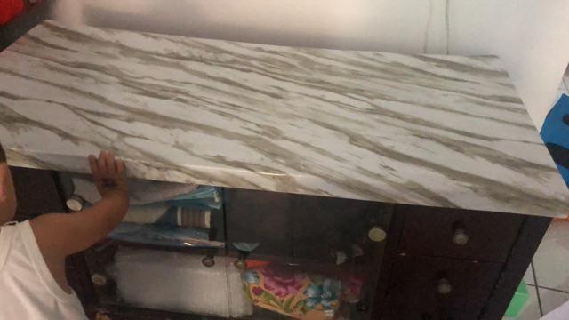 White Marble Premium Glossy Marmer Putih Wallpaper 60cmx5m Meter