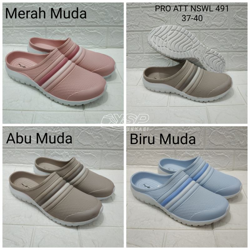 SEPATU SANDAL KARET PRO ATT NSWL 491 SENDAL WANITA SELOP BUSTONG BAIM