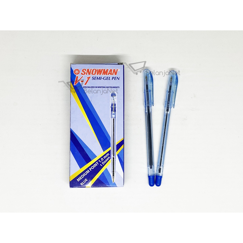 

Pen Snowman V1 1mm Hitam/Biru/Merah [1 LUSIN]