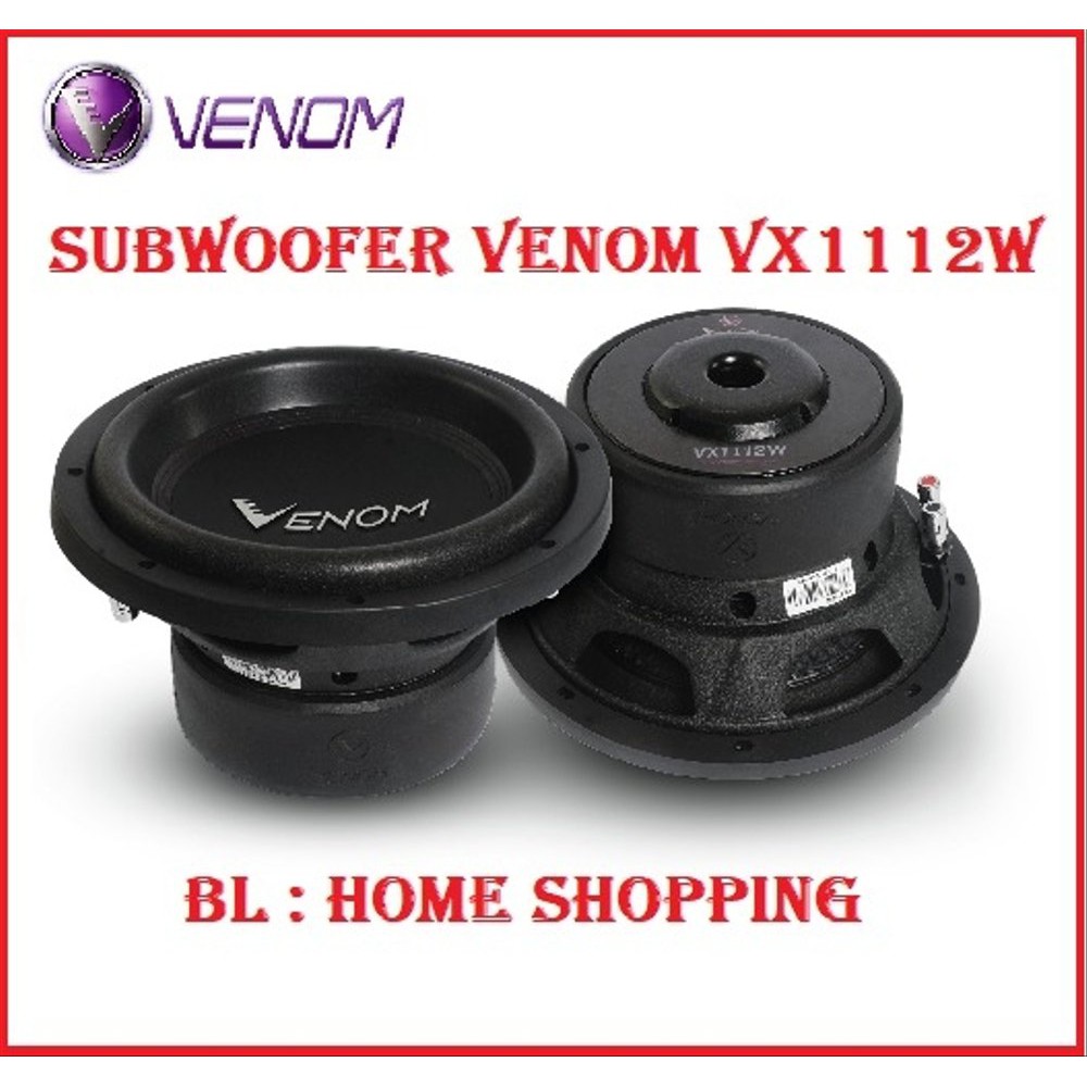 Subwoofer Venom VX1112W Venom Subwofer Double Coil Venom VX 1112 w  Suara Sadizzz SPL SQL Limited