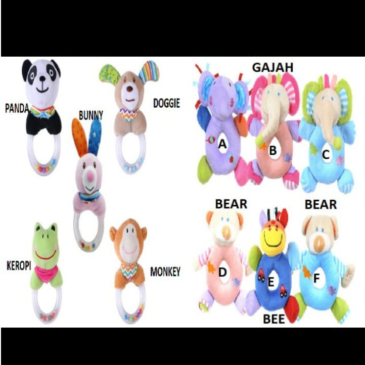 Rattle Boneka Krincing Mainan Bayi