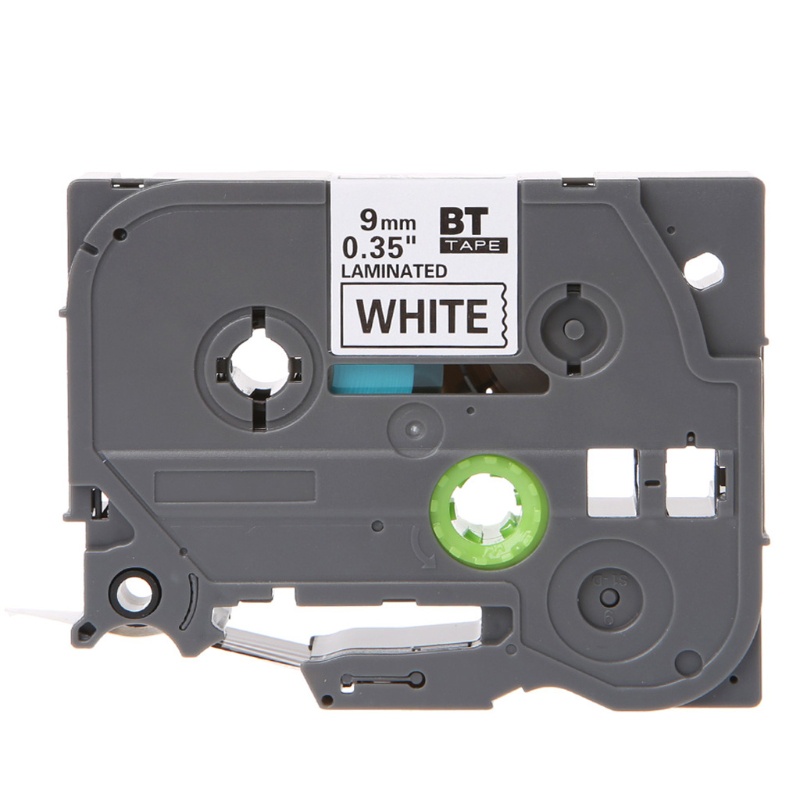 Cre TZe-221 9mm Lebar 8m Panjang Label Tape Untuk Printer Brother P-touch Label Maker Black on Clear/White/Red/Blue/Yellow/