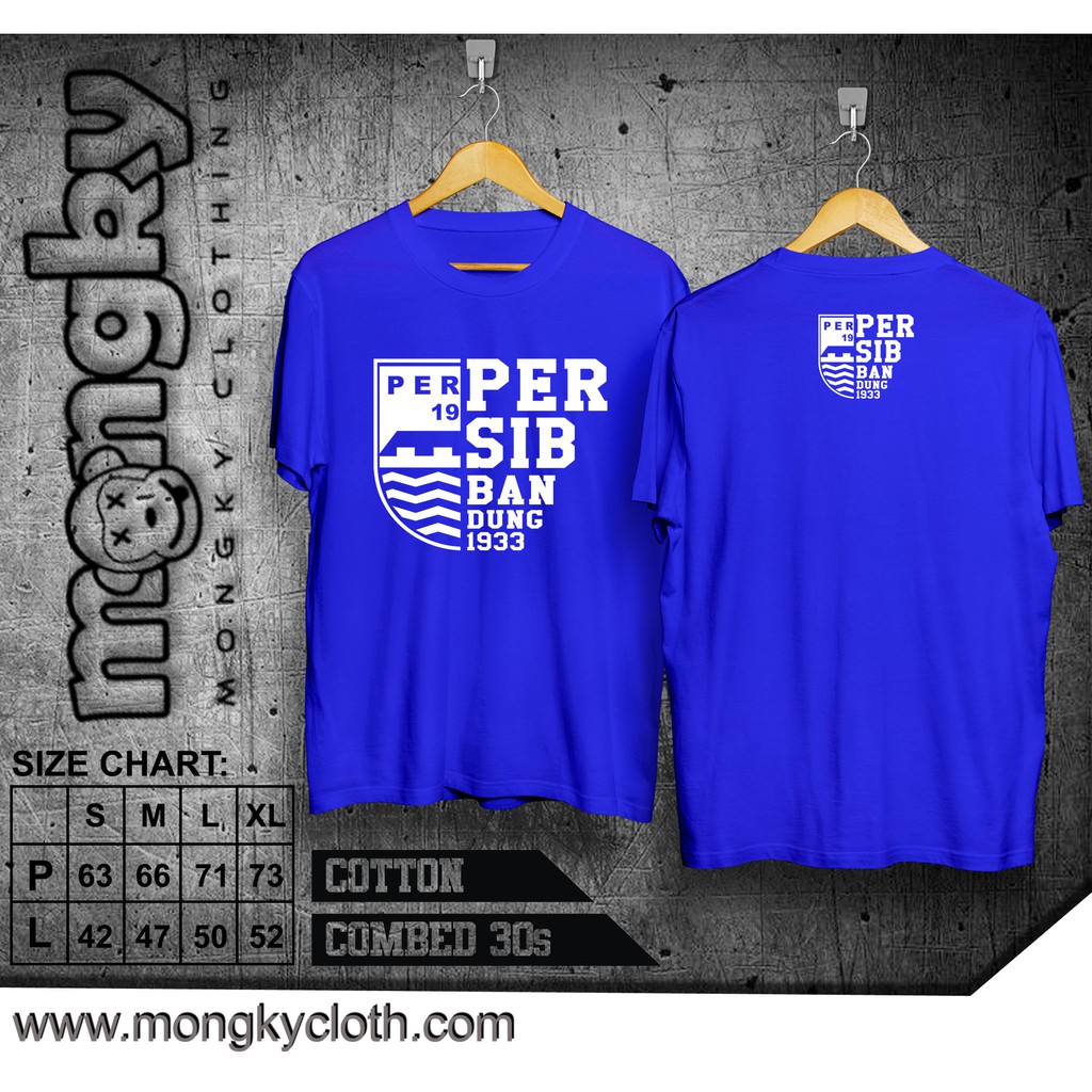 Kaos Supporter Bola Persib Bandung Desain 2