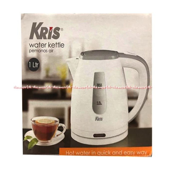 Kris Water Kettle Teko Listrik Pemanas Air Cerek Listrik 1Liter KetelHOT1939