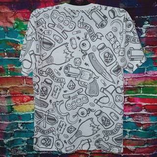 NINJA PUTIH KAOS DISTRO FULL PRINT PREMIUM SEMI COMBED NINJA PUTIH KAOS DISTRO FULL PRINT PREMIUM SEMI COMBED