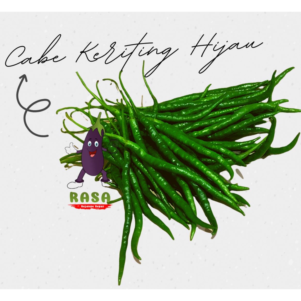 

Cabe Hijau Keriting 250gram