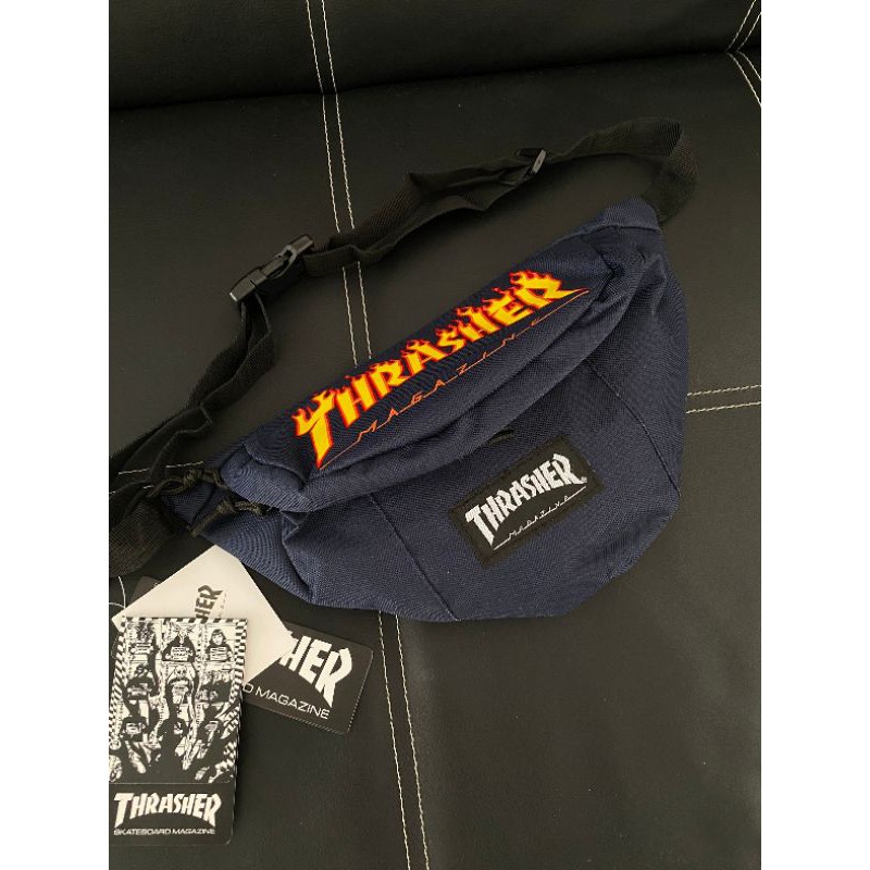 THRASHER FLAME WAISTBAG ORI