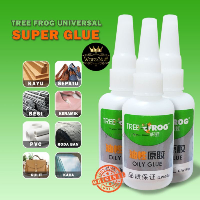 

Tree Frog Super Glue / Lem Besi Cair 50gr