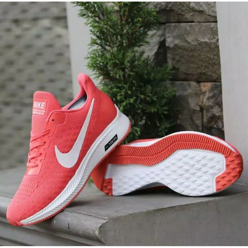 TERBARU ! SEPATU SNEAKERS OLAHRAGA WANITA NIKE AIR ZOOM PEGASUS 35 TURBO PARTICLE TOSCA PREMIUM