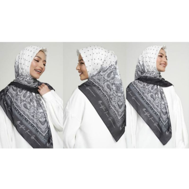 IVAN GUNAWAN MANDJHA SCARF MOTIF ROYAL PAISLEY BLACK ADA WARNA Royal Paisley NAVY DUSTY PINK GREEN