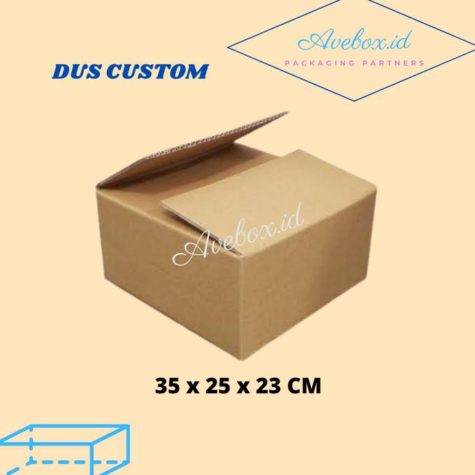 

(35x25x23 CM) KARDUS PACKING SABLON / BOX PACKING / DUS KEMASAN MURAH