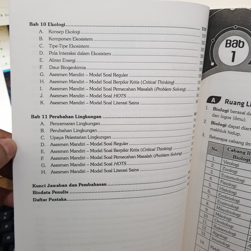 BUKU BIOLOGI FUNDAMENTAL 1000+ BANK SOAL SMA/MA KELAS X - YRAMA WIDYA-1