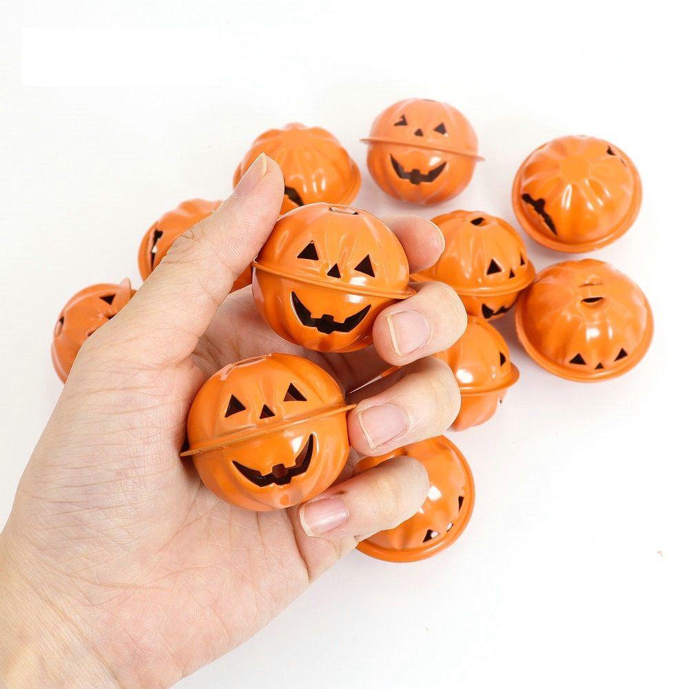 [Elegan] Halloween Decor Lucu 10pcs Hiasan Gantung Liontin Lonceng Angin Bahan Wajah Hantu Anak Hadiah