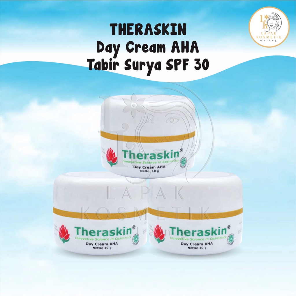 THERASKIN DAY CREAM AHA / TABIR SURYA SPF 30 PENCERAH WAJAH