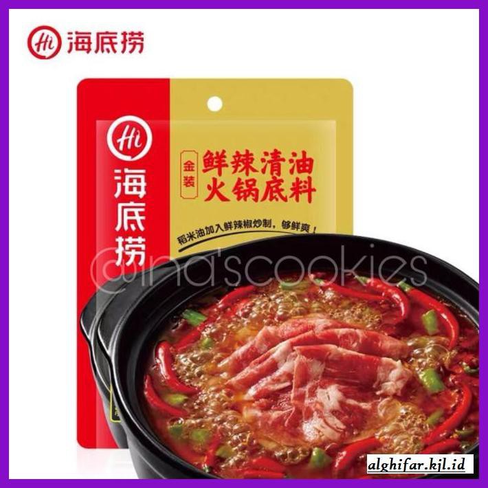 

gnidderdsaus- haidilao qing you spicy hotpot base - original -asliiiiii.