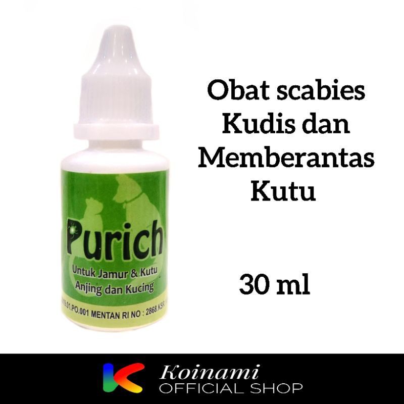 PURICH OBAT JAMUR KUTU KUCING ANJING / BTM