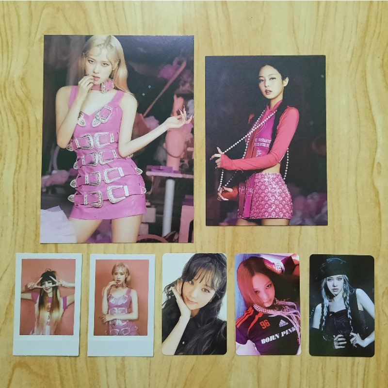 PC BLACKPINK BORNPINK Jennie Jisoo Rosè Lisa (Photocard, Postcard, Ktown benefit)