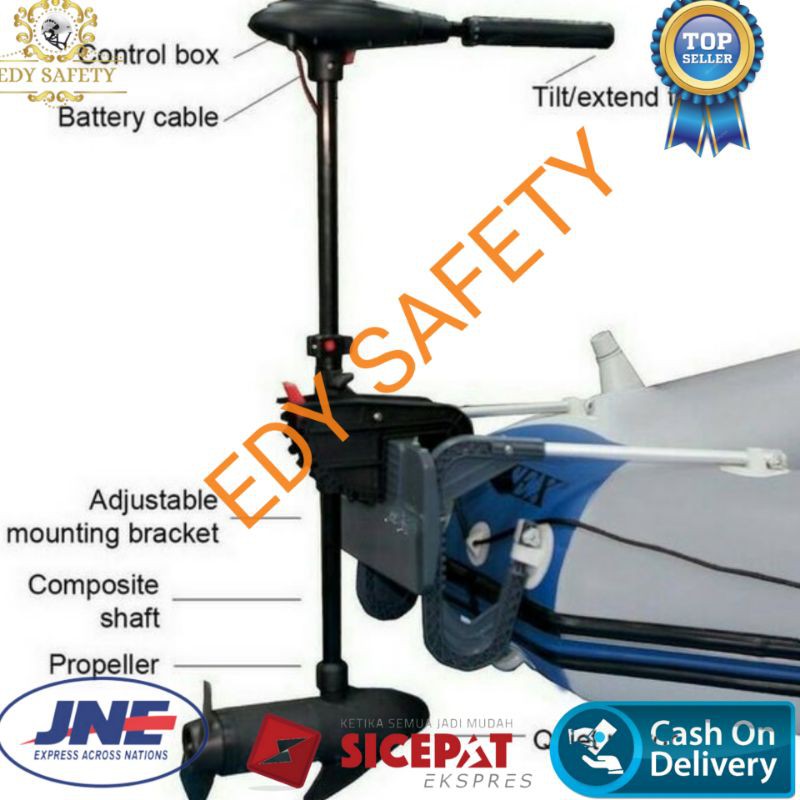 MESIN PERAHU TROLLING MOTOR FOR INTEK INFLATABLE BOAT