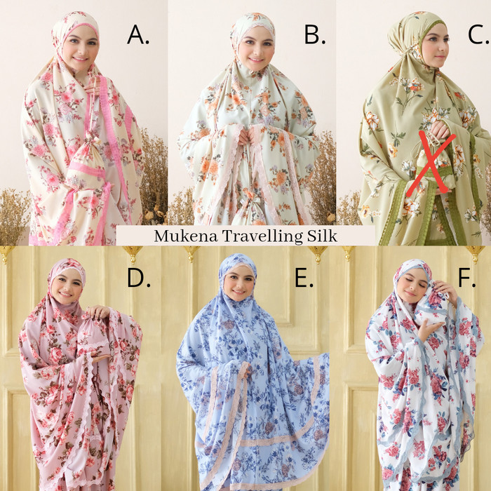 TERLARIS ZAIARA MUKENA TRAVELLING SILK GOOD QUALITY