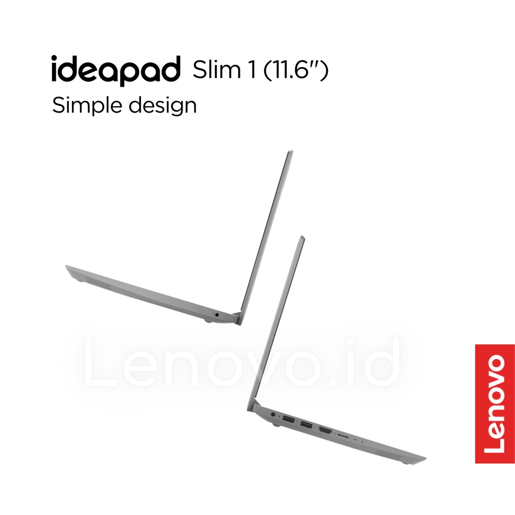 Lenovo IdeaPad Slim 1 05ID Celeron N4020 Win10 4GB 256GB SSD 11.6