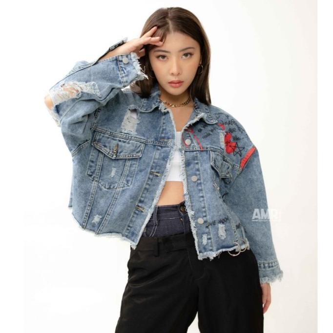 AMR ORIGINAL - JAKET JEANS POUCE