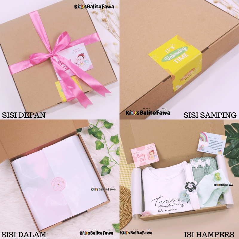 [GREENTEA] Hampers Ultah Anak Perempuan 12-18 Bulan / Ulang Tahun Kado Gift Package Murah kualitas Import Babycinnamon