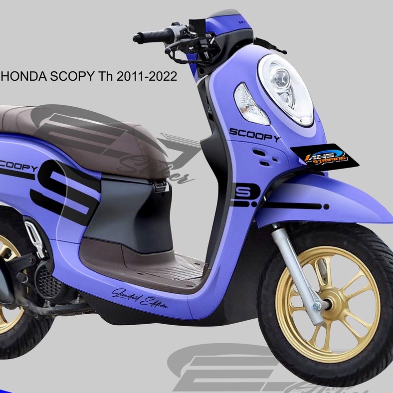 STICKER DECAL SCOOPY 2021 2022 FULL BODY / STIKER SCOOPY WARNA CANTIK