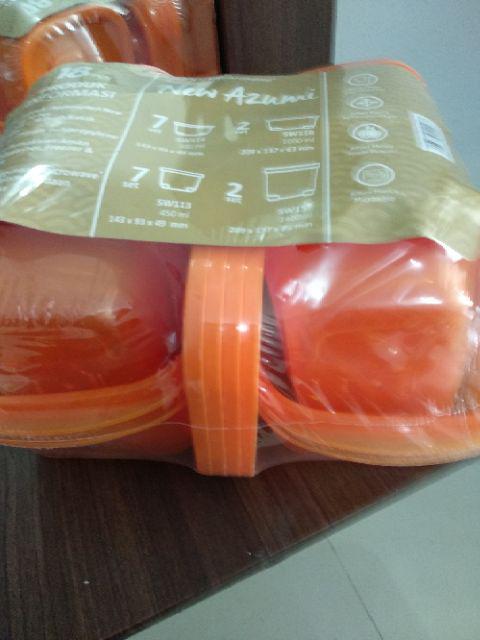 Technoplast Kotak Penyimpanan Serbaguna 1 Set  Azumi Set Of 18 Murah