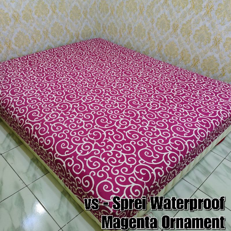 SPREI WATERPROOF MOTIF SPREI ANTI OMPOL 120 160 180 200-WP Tralis