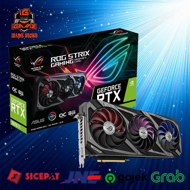 ASUS ROG Strix Gaming RTX 3070 Ti OC 8GB GDDR6 NAMPOL GAN