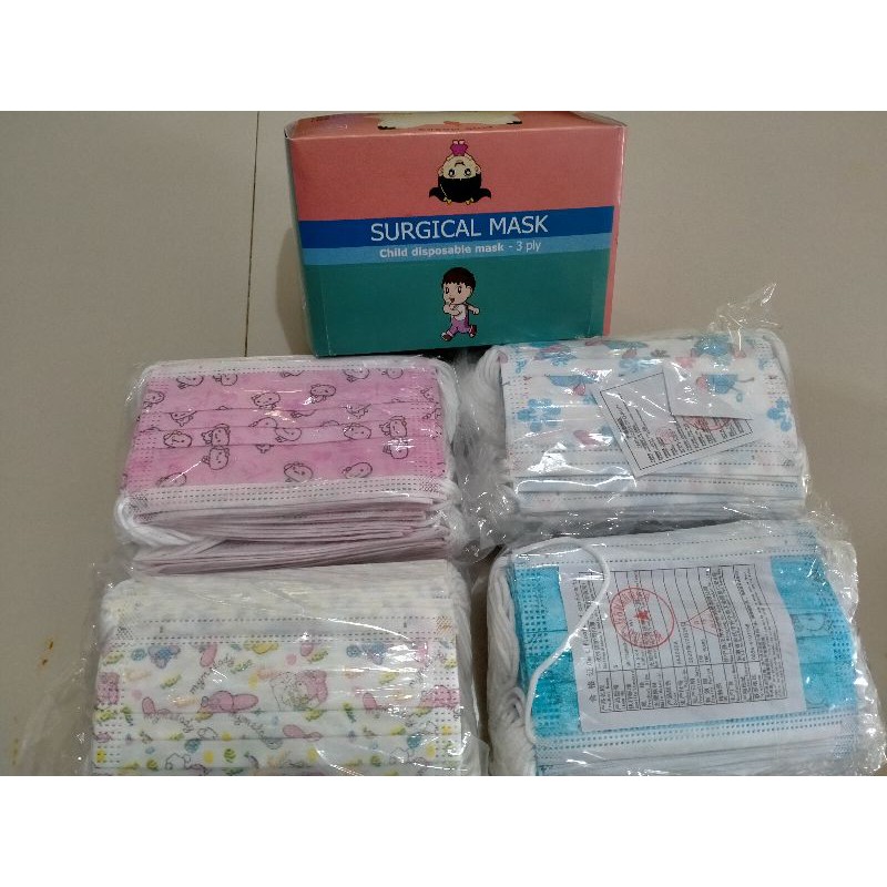 Masker anak 3ply